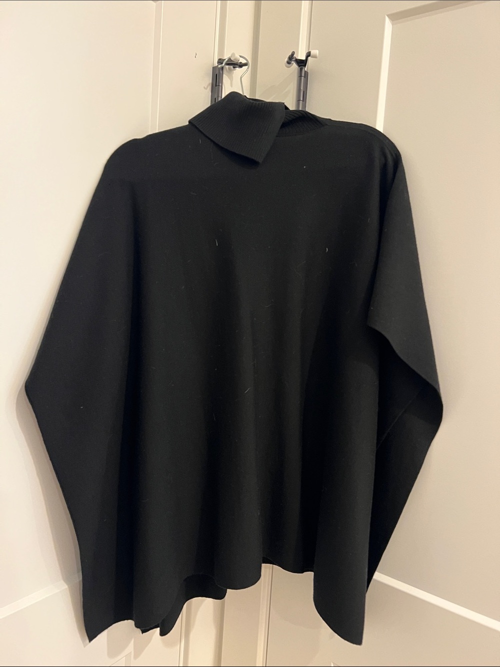 Boss Black Cowl Neck Poncho Sweater